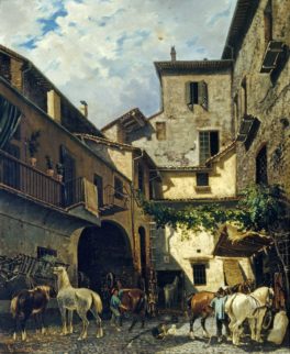 Enrico Sartori - Interno dello Stallo della Fontana